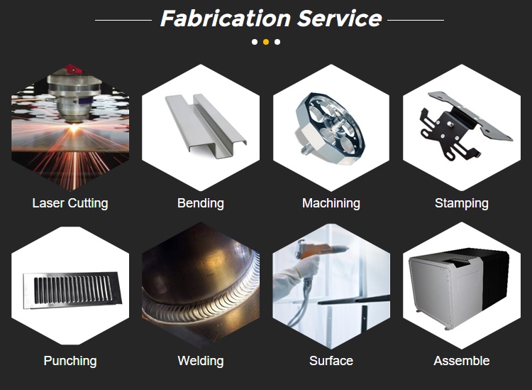 Chinese supplier laser cutting metal fabrication plans